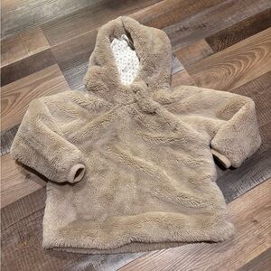Zara Tan Faux Fur Jacket